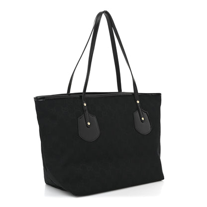 Gucci Patent Monogram Small Jolie Tote Black 5 of 19