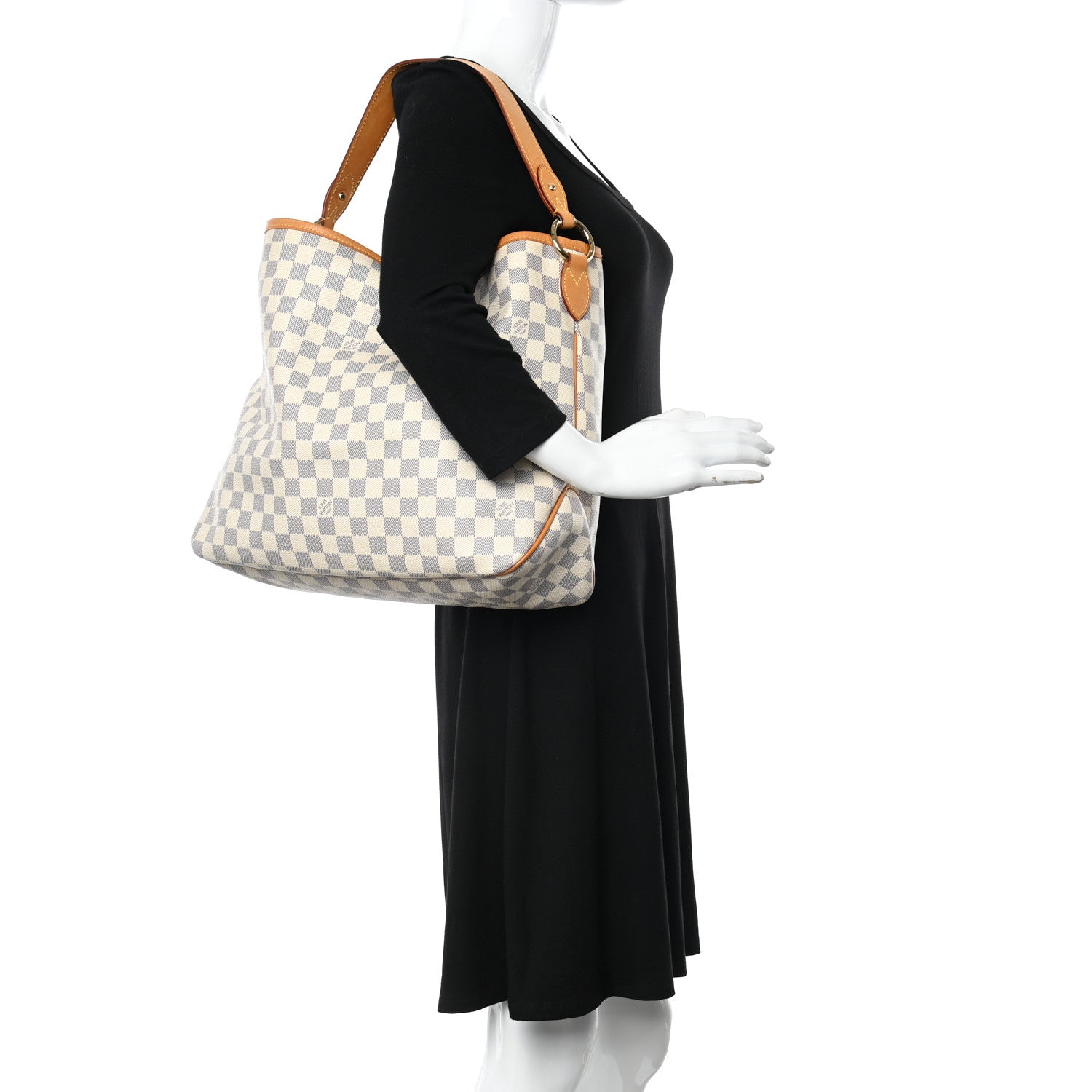 Louis Vuitton Damier Azur Delightful MM 2 of 11