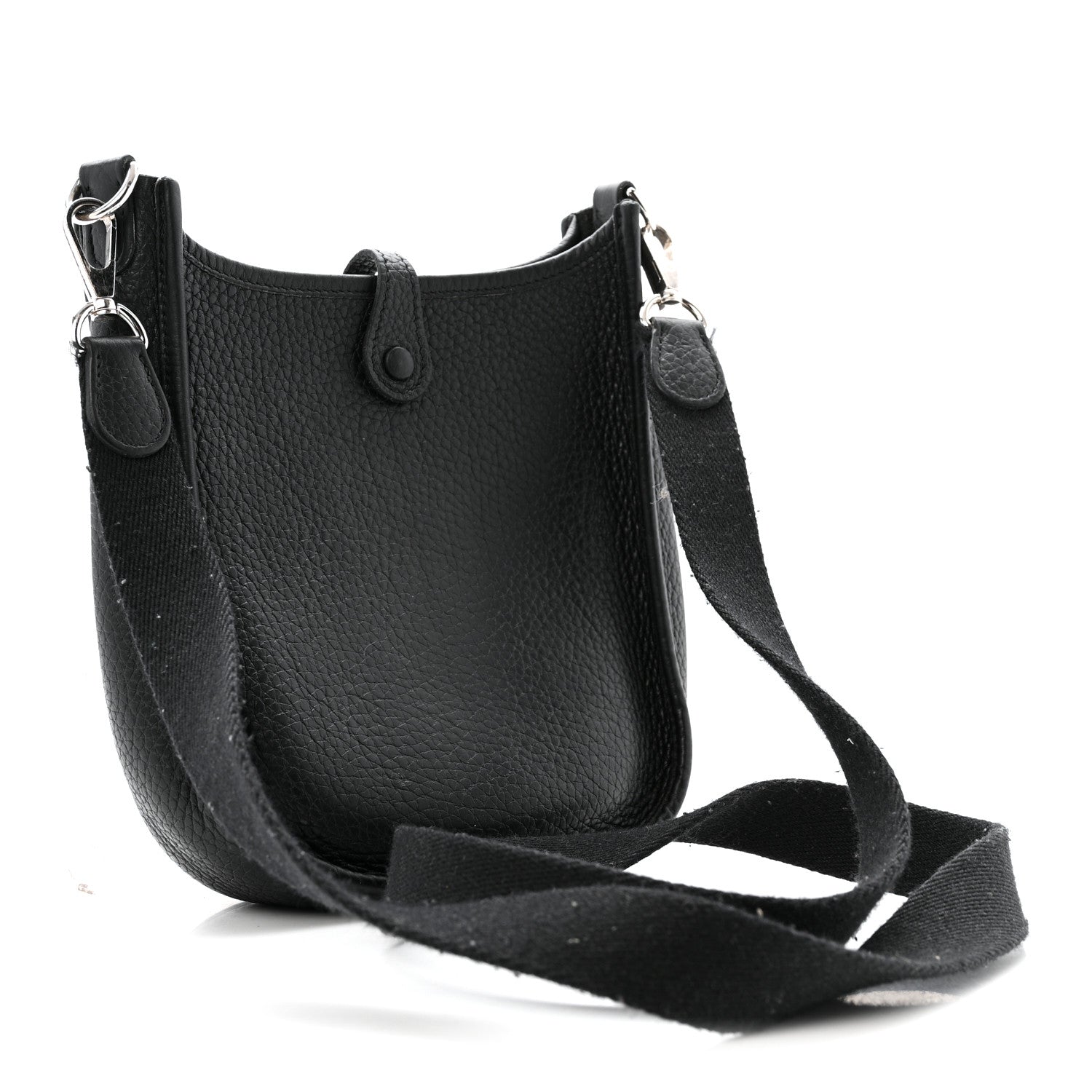 Hermes Taurillon Clemence Evelyne TPM Black 3 of 14