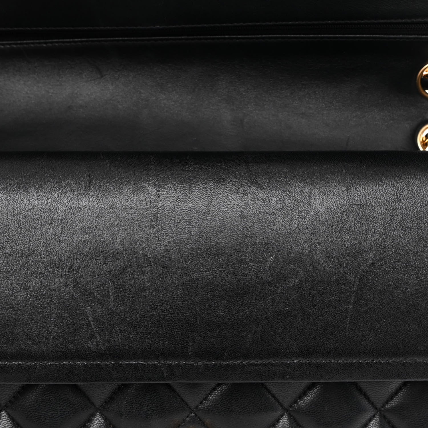 Chanel Lambskin Quilted Jumbo Double Flap Black 11 of 11