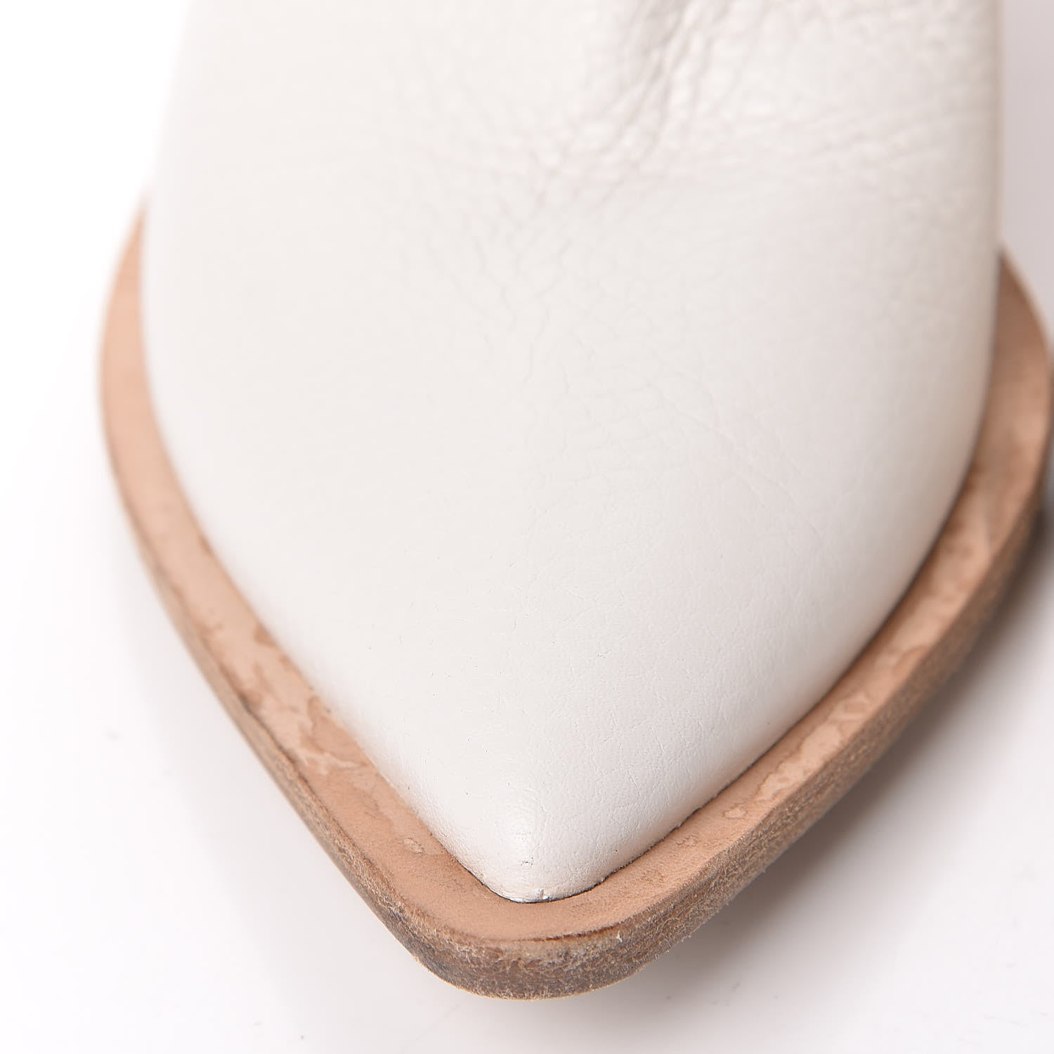 Fendi Grained Calfskin Cutwalk Ankle Boots 36.5 White 14 of 19