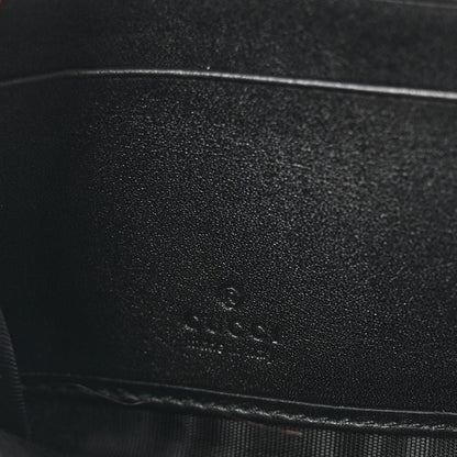 Gucci Calfskin Matelasse GG Marmont Zip Around Wallet Black 6 of 7