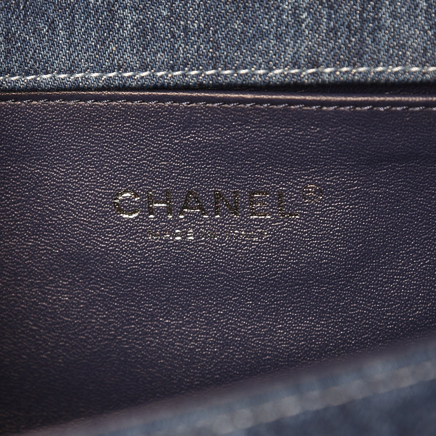Chanel Tweed Denim Medium Boy Flap Blue 5 of 9