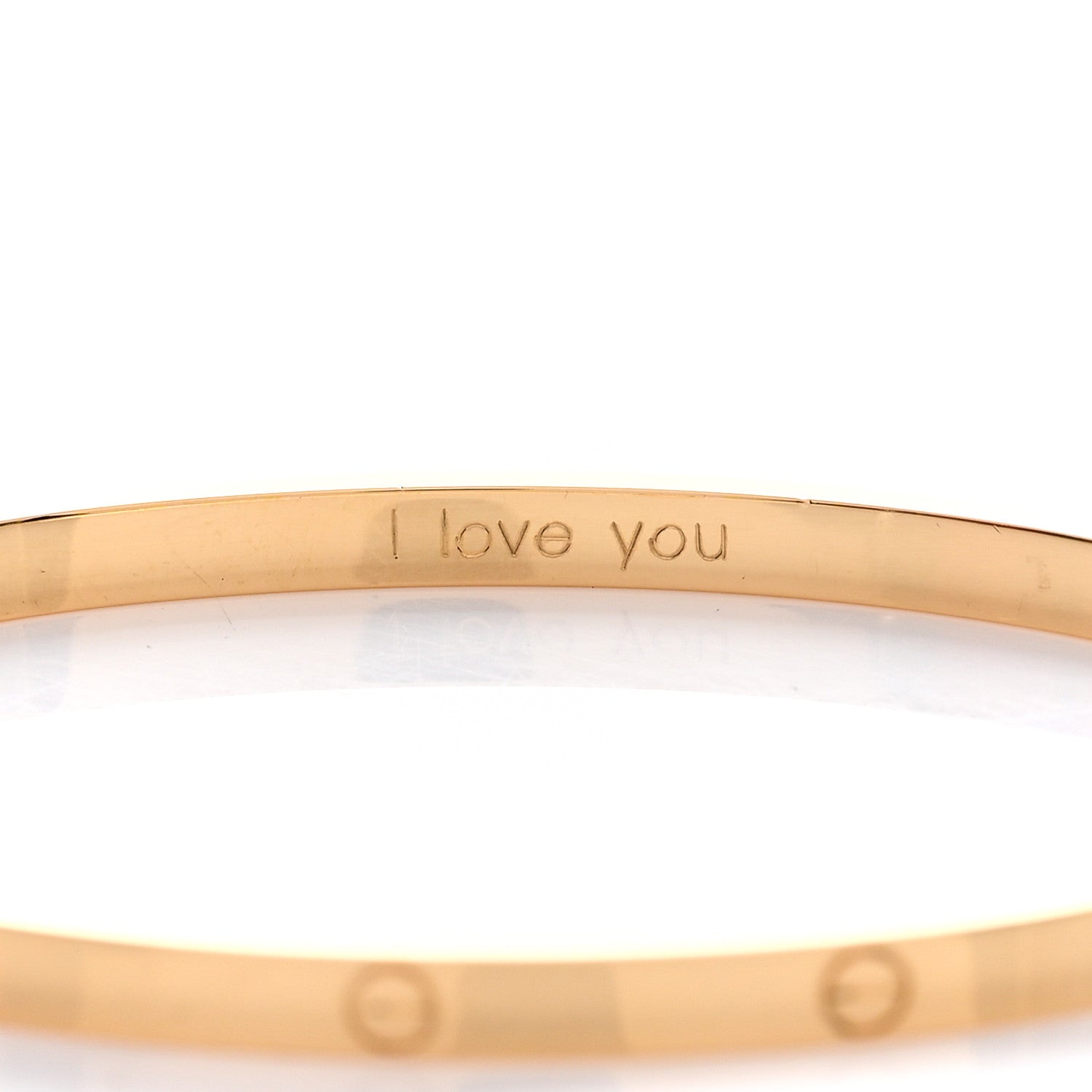 Cartier 18K Yellow Gold Small LOVE Bracelet 17 5 of 6