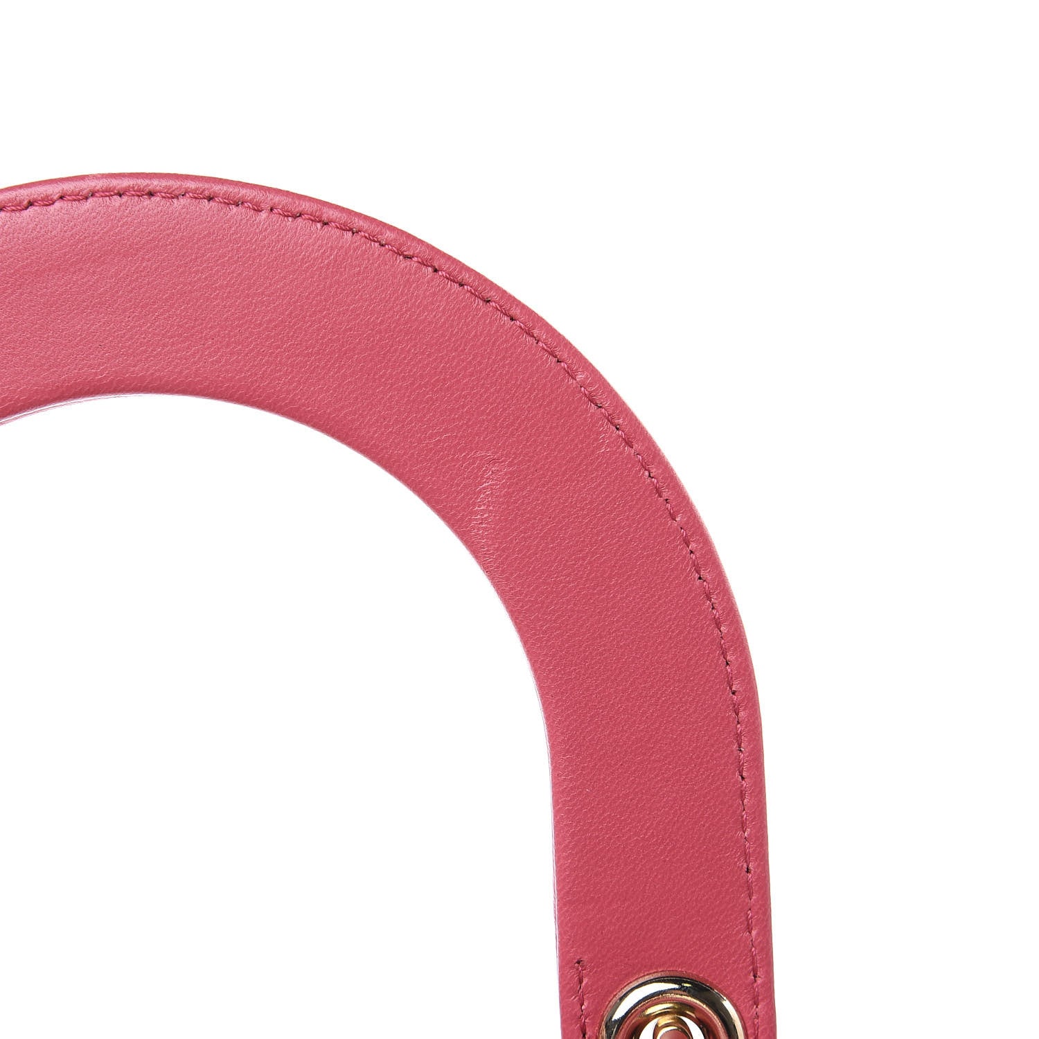 Christian Dior Lambskin Cannage Small Lady Dior Fraise 12 of 12