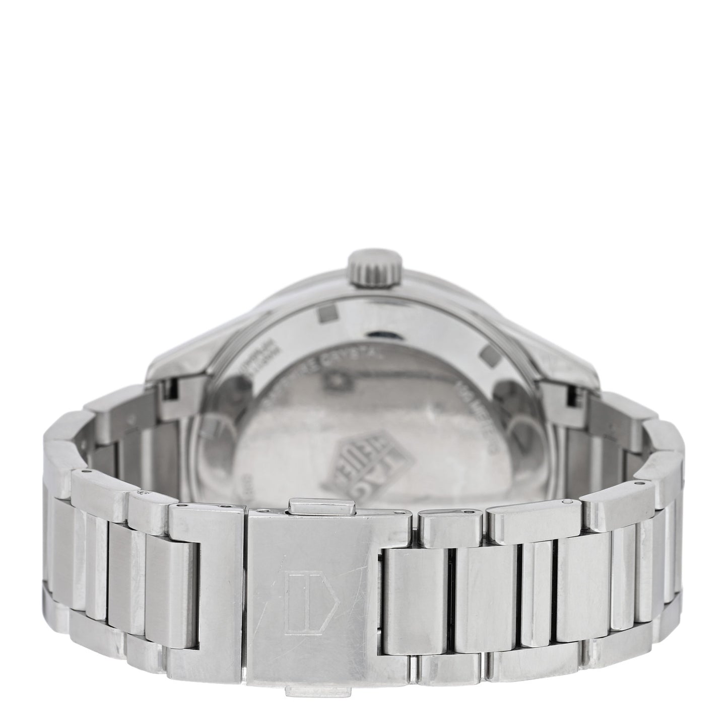 Stainless Steel Diamond Bezel 39mm Carrera Lady Quartz Watch Blue WAR1114