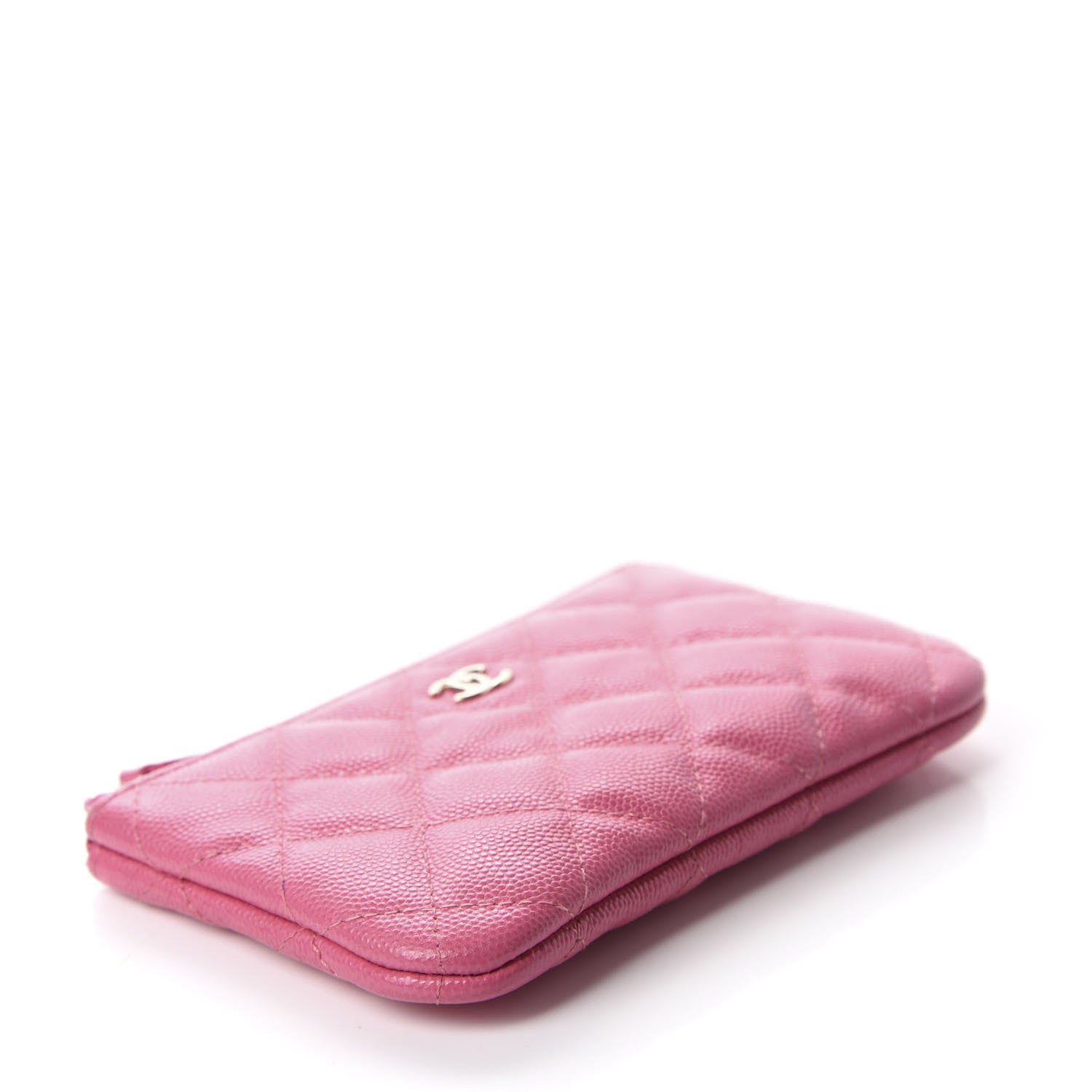Chanel Caviar Quilted Small Cosmetic Case Pink 4 of 8