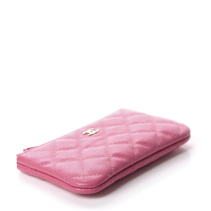 Chanel Caviar Quilted Small Cosmetic Case Pink 4 of 8