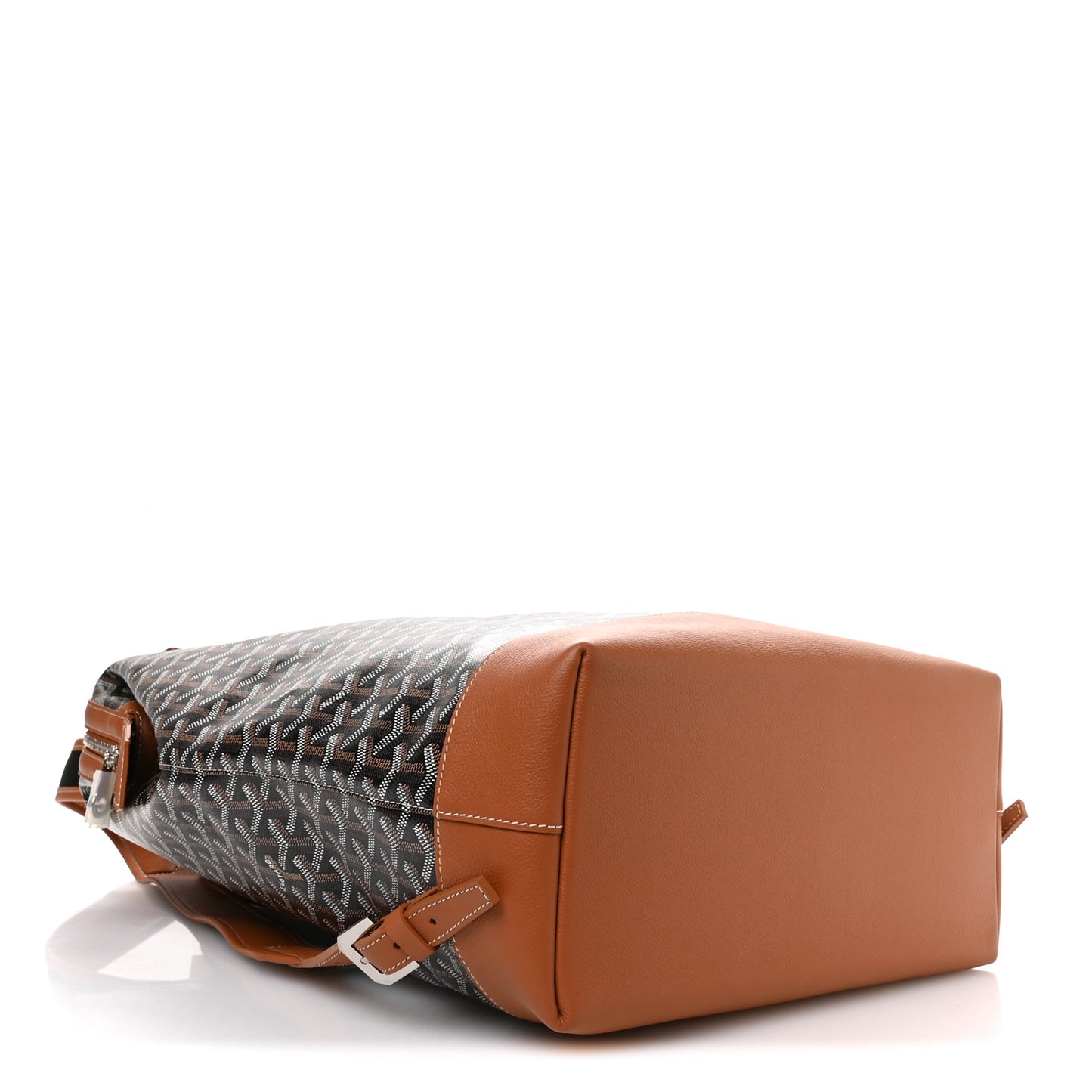 Goyardine Calfskin Cisalpin Backpack Black Gold