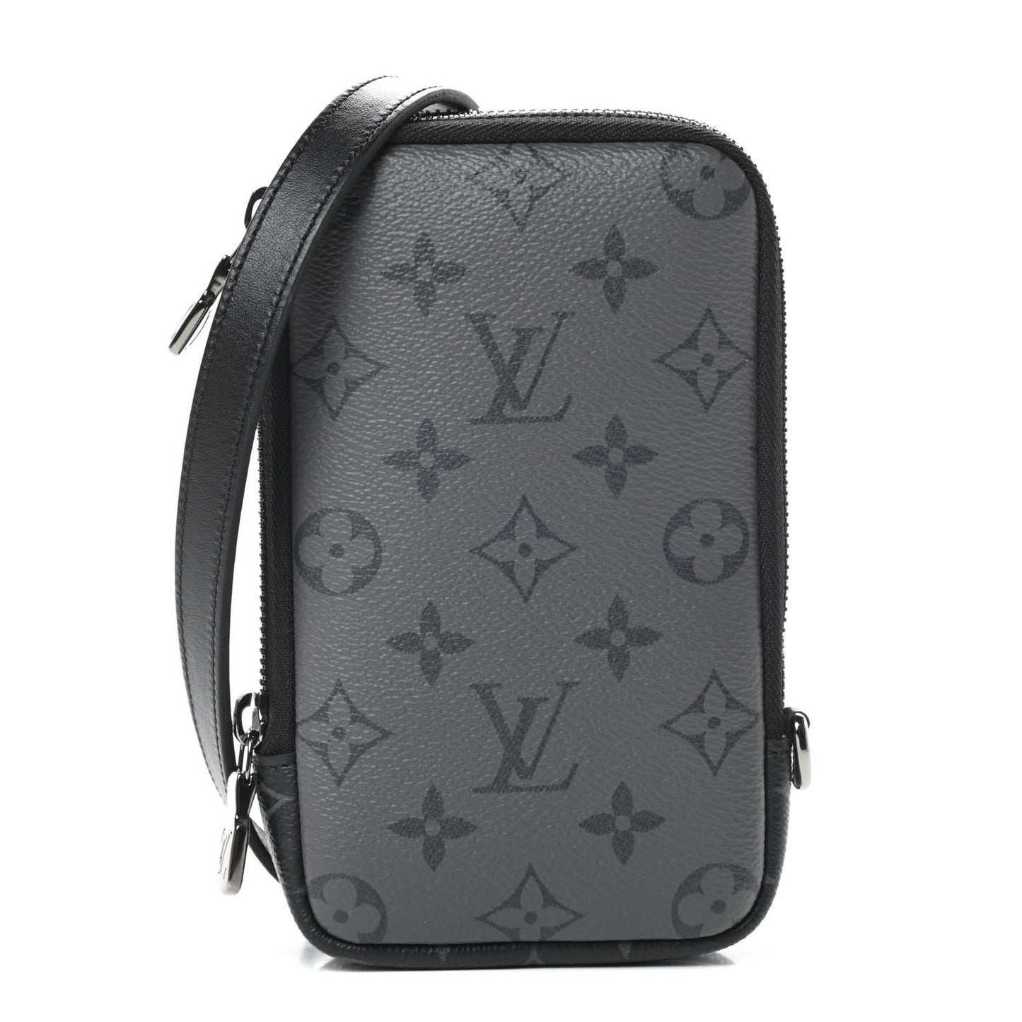 Monogram Eclipse Reverse Double Phone Pouch