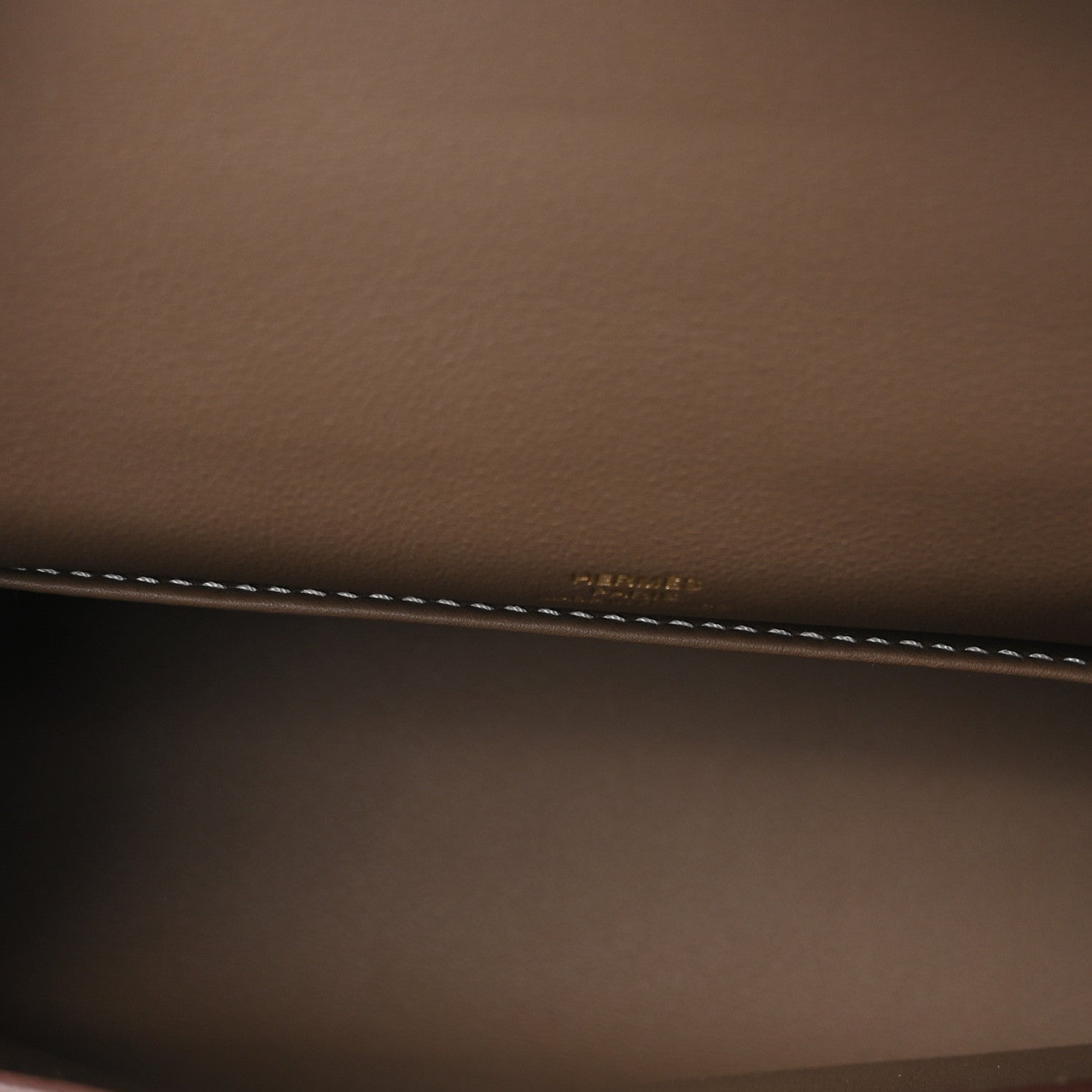 Hermes Swift Kelly Pochette Clutch Etoupe 5 of 9