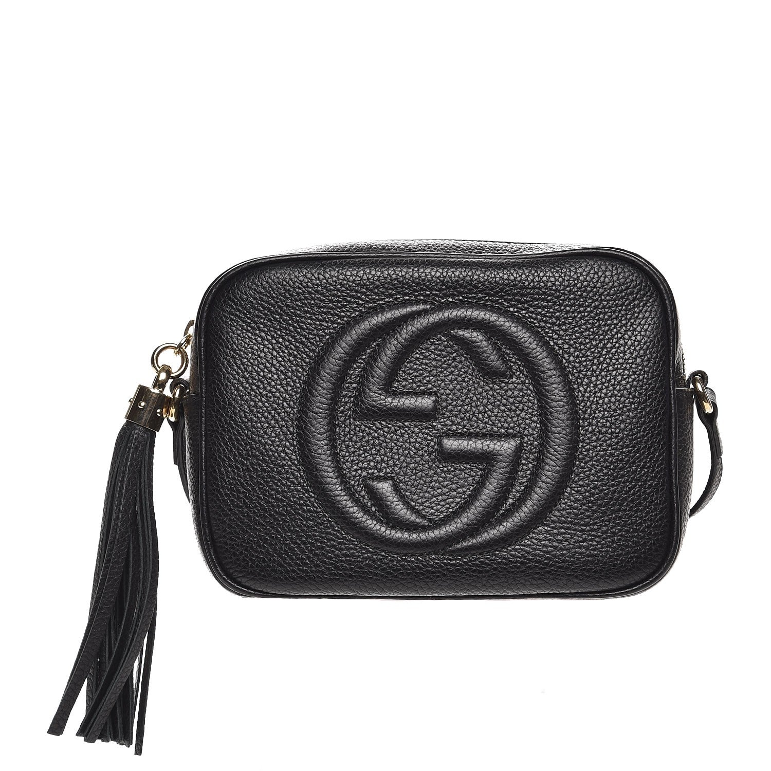Gucci Pebbled Calfskin Small Soho Disco Bag Black 1 of 7