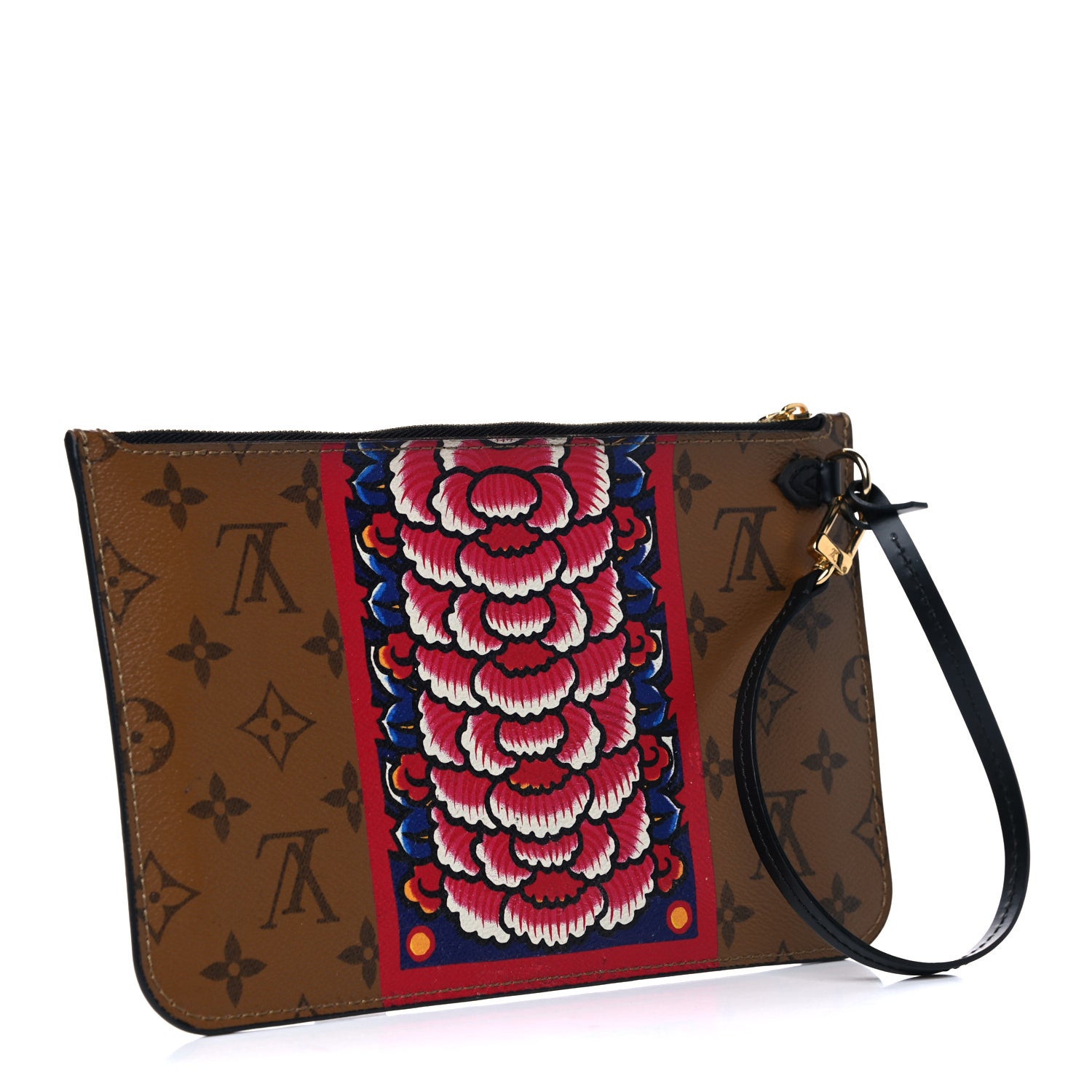 Louis Vuitton Reverse Monogram Kabuki MM GM Pochette 3 of 14