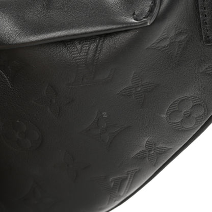 Louis Vuitton Calfskin Monogram Shadow Discovery Bumbag Black 11 of 12