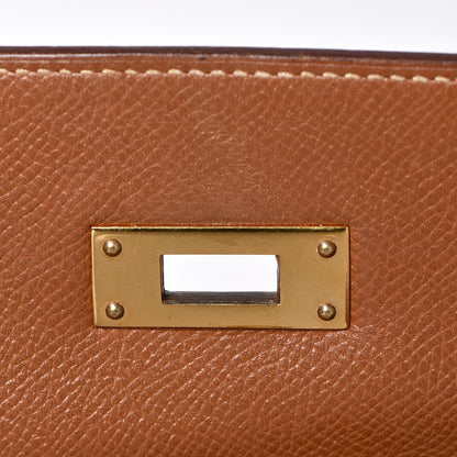 Hermes Courchevel Kelly Retourne 32 Gold 16 of 44