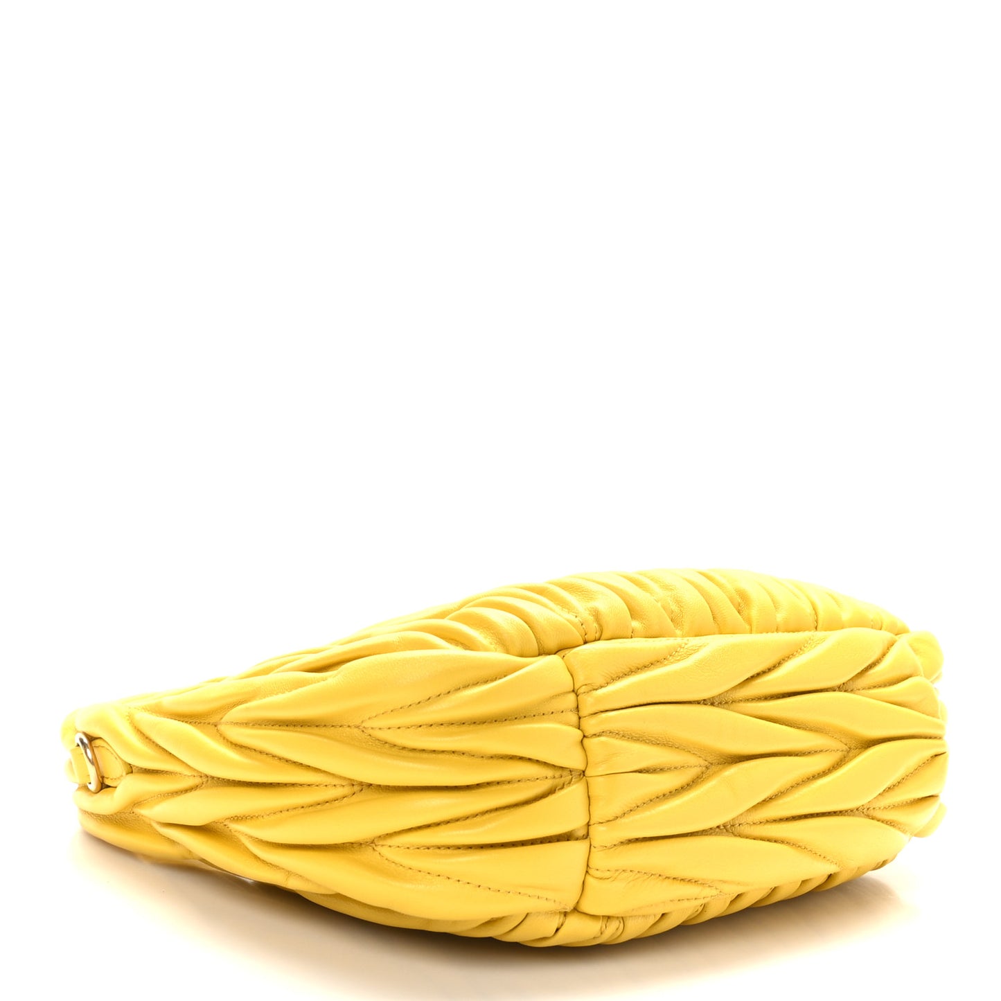 Nappa Matelasse Mini Wander Hobo Sunny Yellow