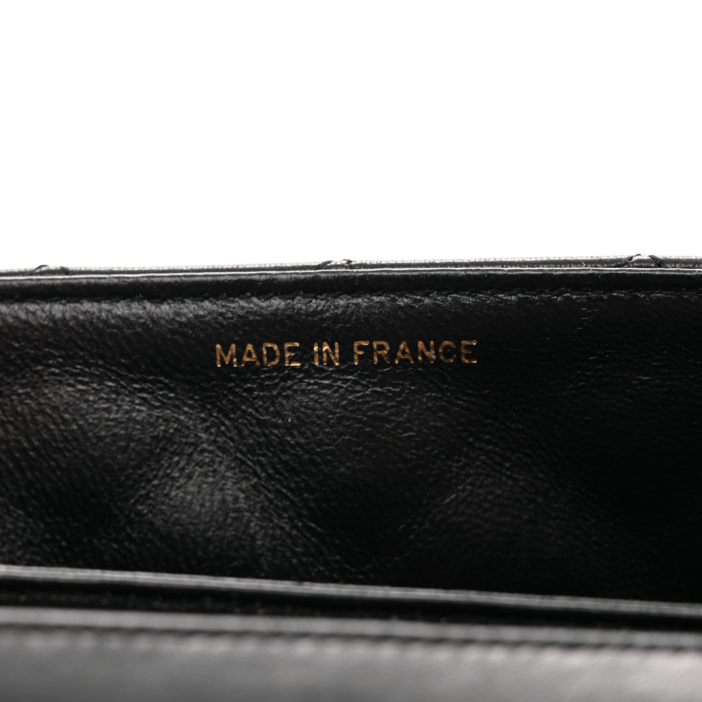 Lambskin Quilted Medium Single Flap Black