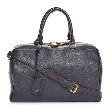 Louis Vuitton Empreinte Speedy Bandouliere 30 NM Marine Rouge 1 of 9