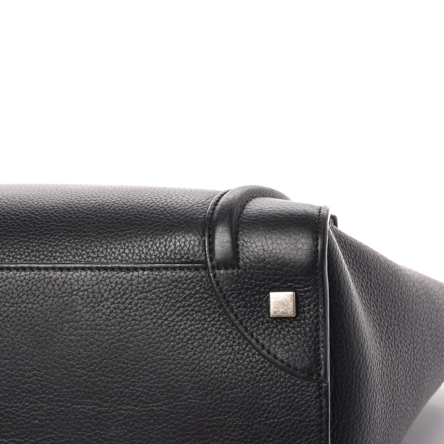 Celine Drummed Calfskin Mini Luggage Black 19 of 20