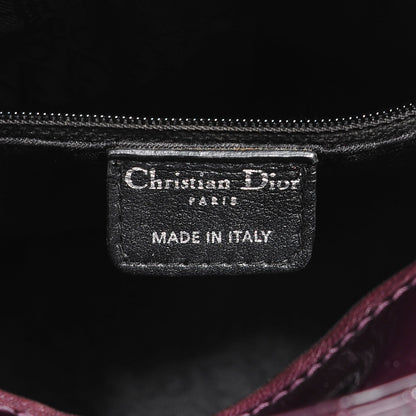 Christian Dior Patent Cannage Medium Lady Dior Purple 6 of 8
