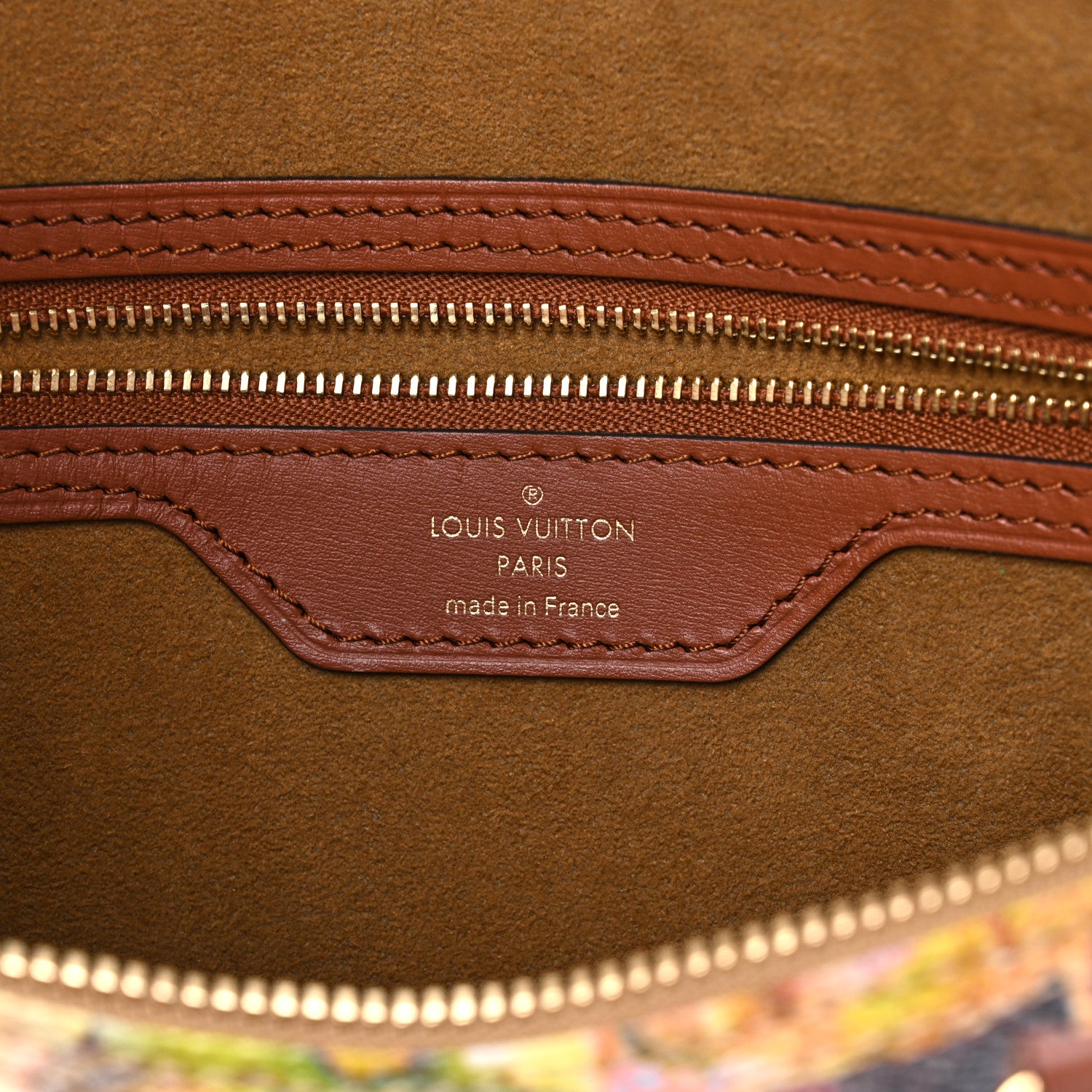 Louis Vuitton Metallic Monogram LV Garden Keepall Bandouliere 45 Gold 5 of 9