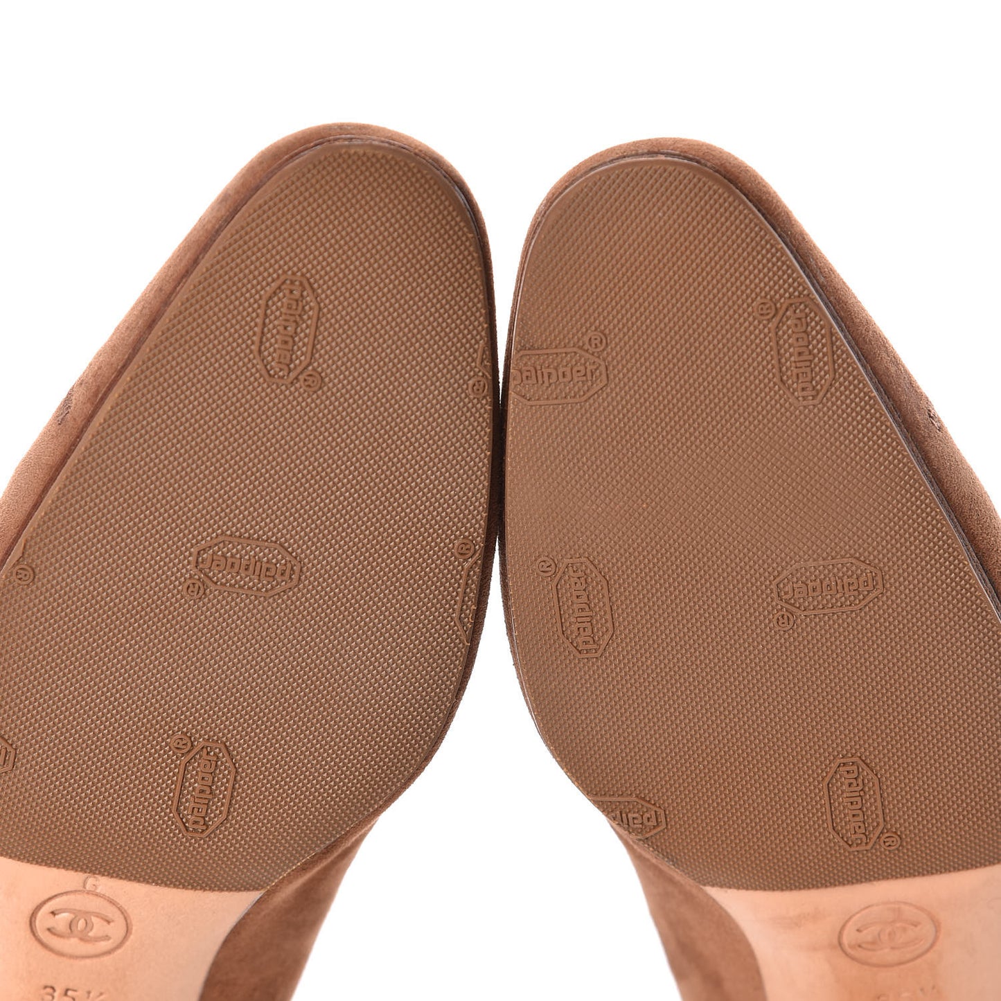 Suede CC Cap Toe Pumps 35.5 Brown