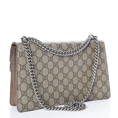 Gucci GG Supreme Monogram Small Dionysus Shoulder Bag Taupe 3 of 20