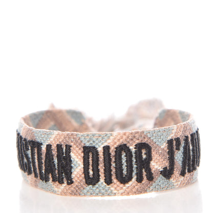 Christian Dior Woven Cotton J'Adior Friendship Bracelet Set 4 of 8