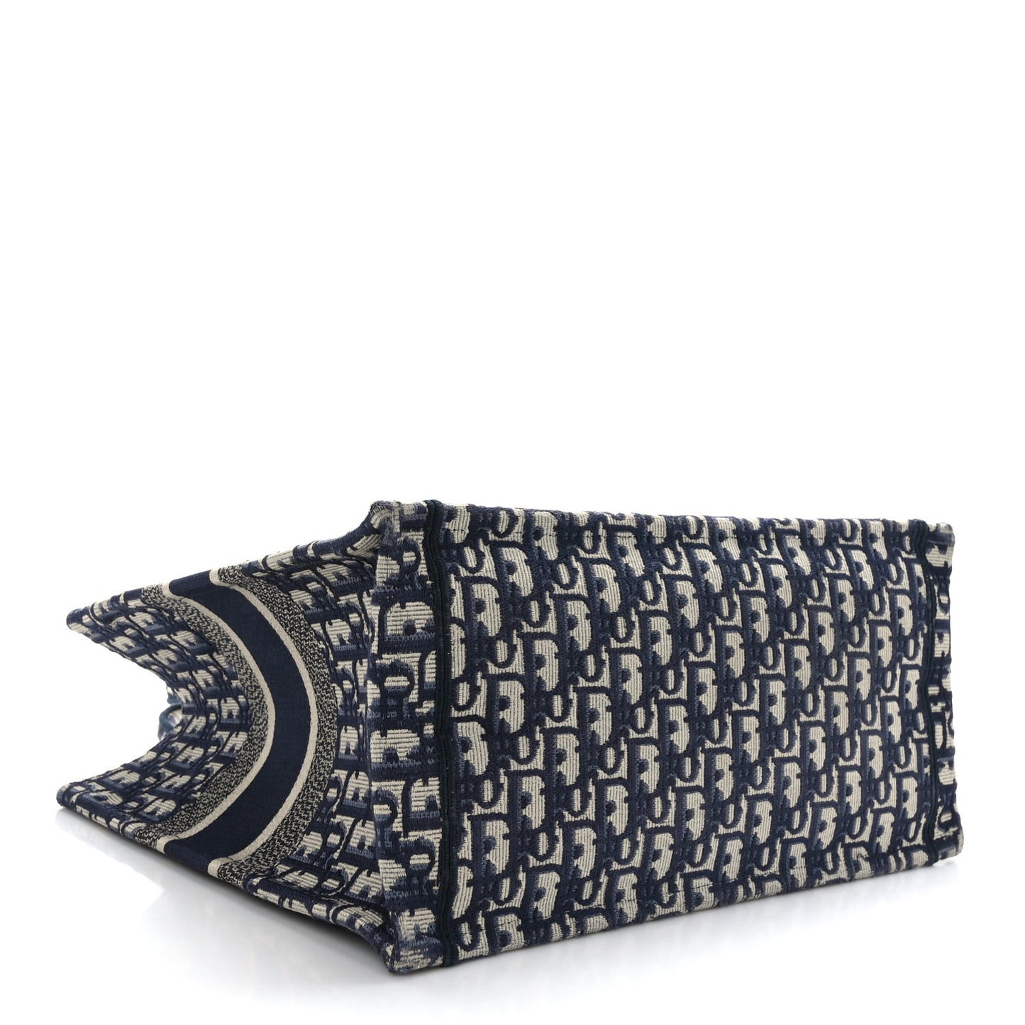 Oblique Medium Book Tote Blue Multicolor