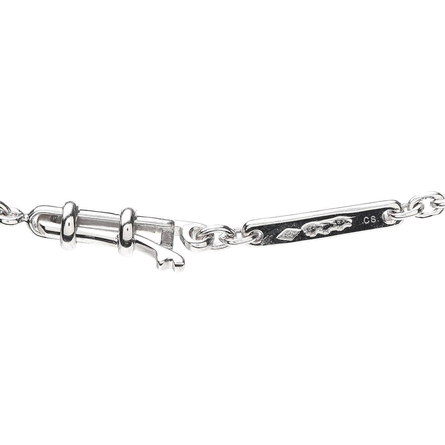 18K White Gold Diamond 1.11ct Melopee Heart Diamond Necklace