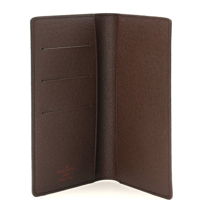 Louis Vuitton Damier Ebene Checkbook Cover Wallet 5 of 7