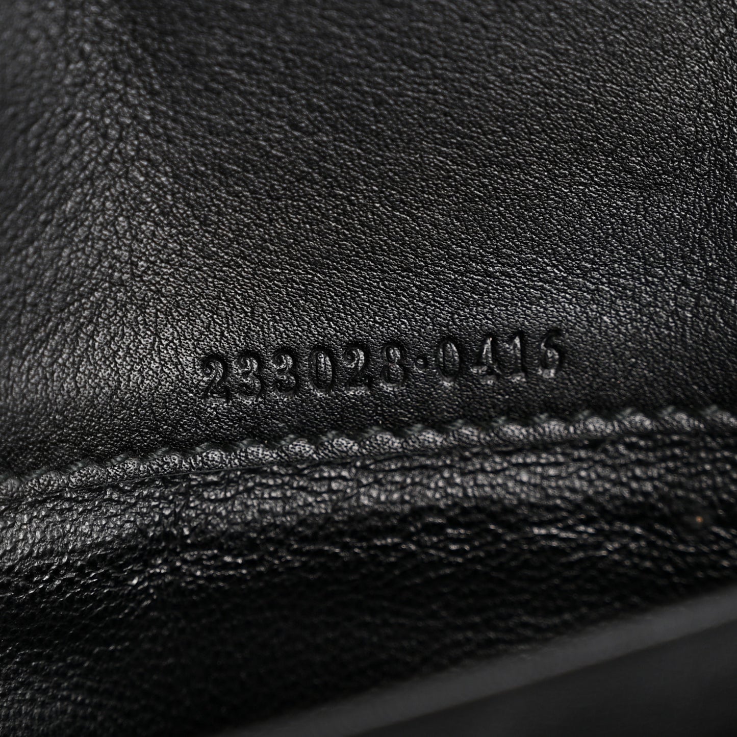 Microguccissima Calfskin GG Continental Wallet Black