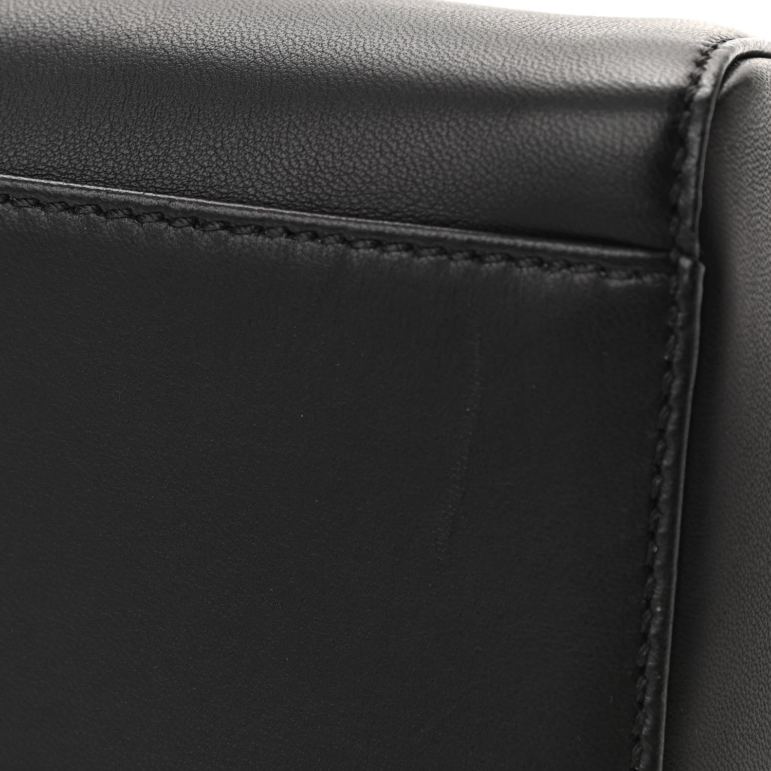 Fendi Nappa Mini Peekaboo Iconic Satchel Black 9 of 11