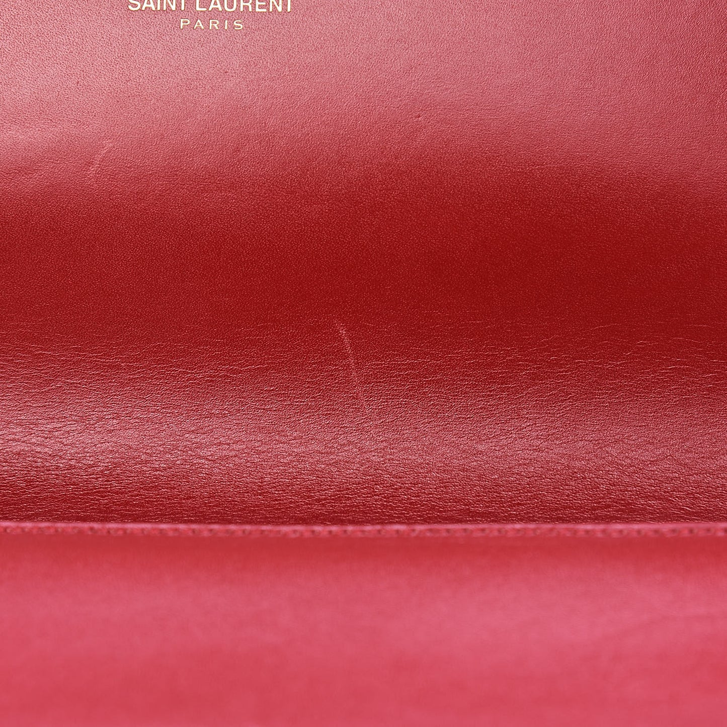 Calfskin Classic Monogram Tassel Clutch Red