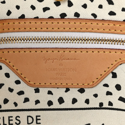 Louis Vuitton Monogram Kusama Waves Neverfull MM White 6 of 9