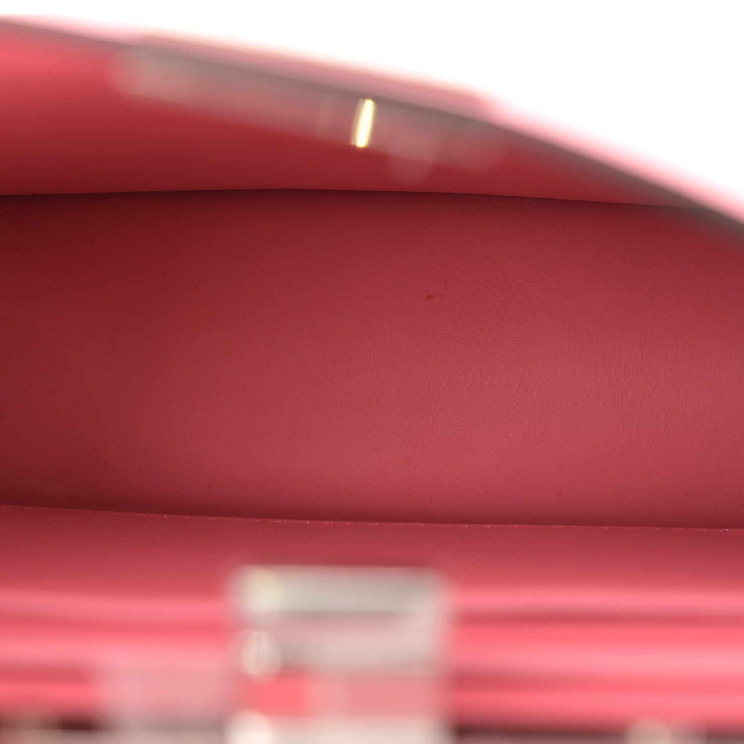Fendi Shiny Nappa Petite Peekaboo I SEE U Satchel Pink Dalia 5 of 11