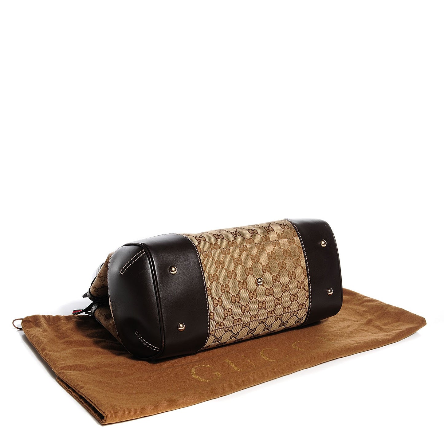 Monogram Medium Mayfair Tote Dark Brown