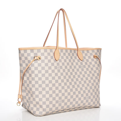 Louis Vuitton Damier Azur Neo Neverfull GM Rose Ballerine 3 of 9