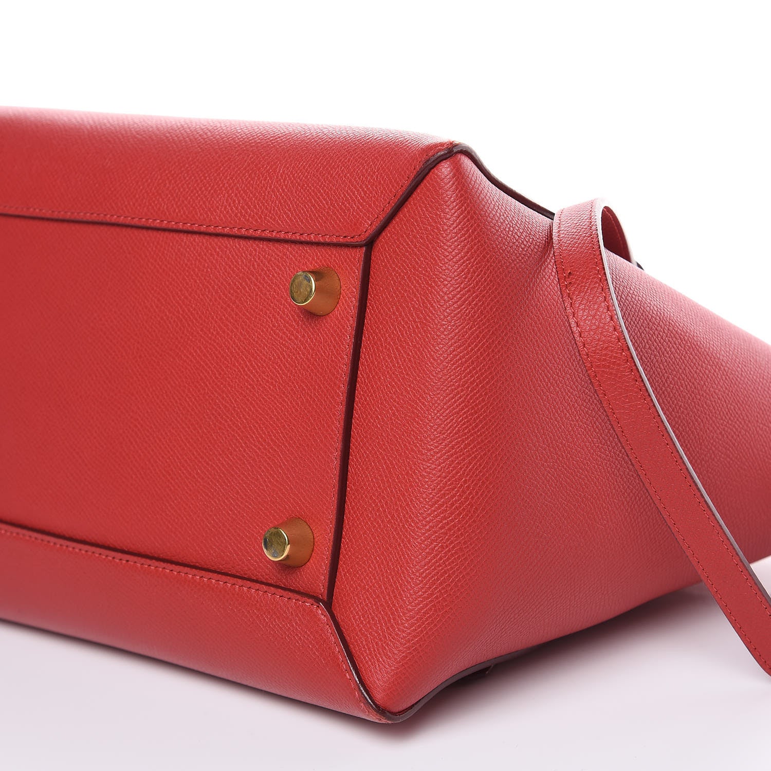 Celine Grained Calfskin Mini Belt Bag Coquelicot 9 of 12