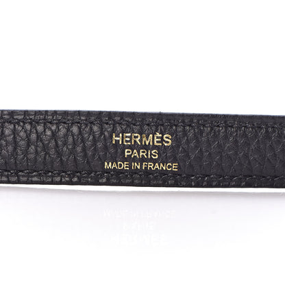 Hermes Togo Kelly Horseshoe Sellier 32 Black Vert Fonce 39 of 41
