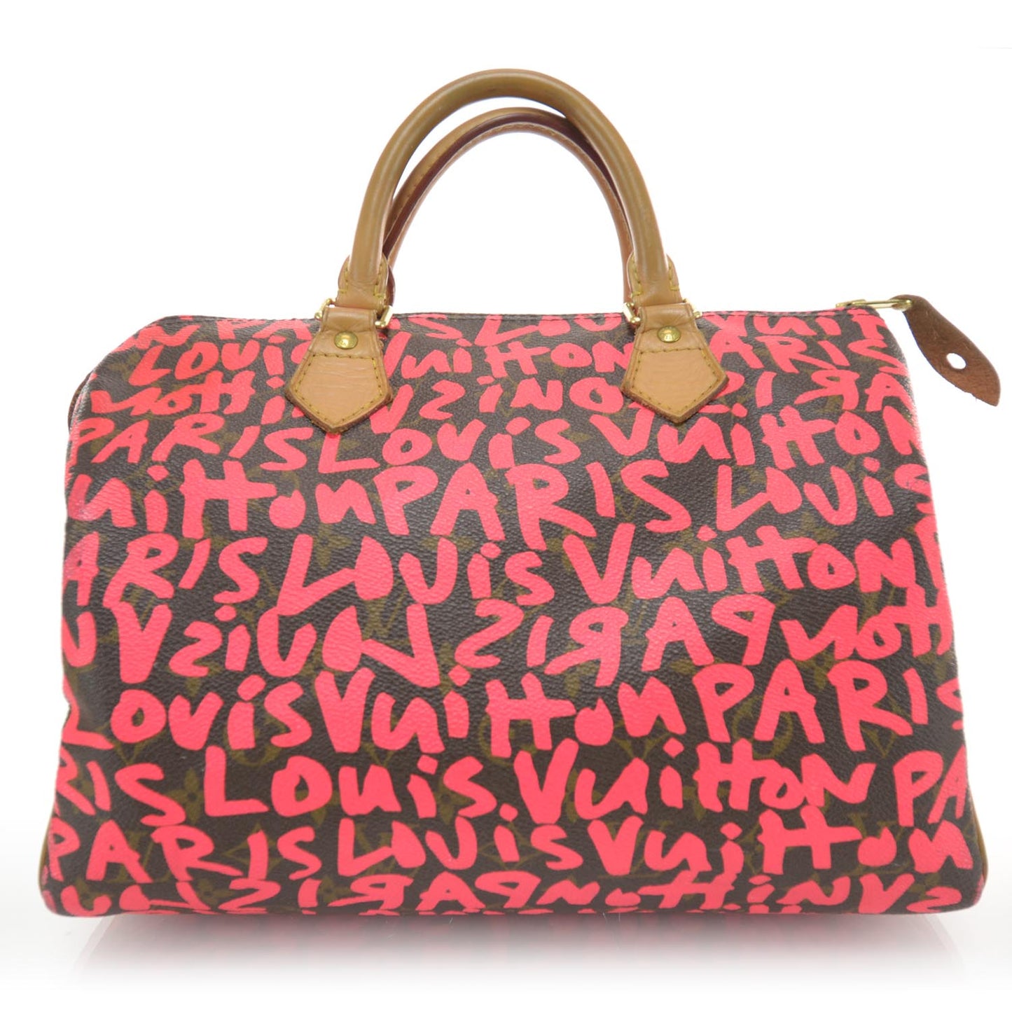 Monogram Graffiti Speedy 30 Fuchsia