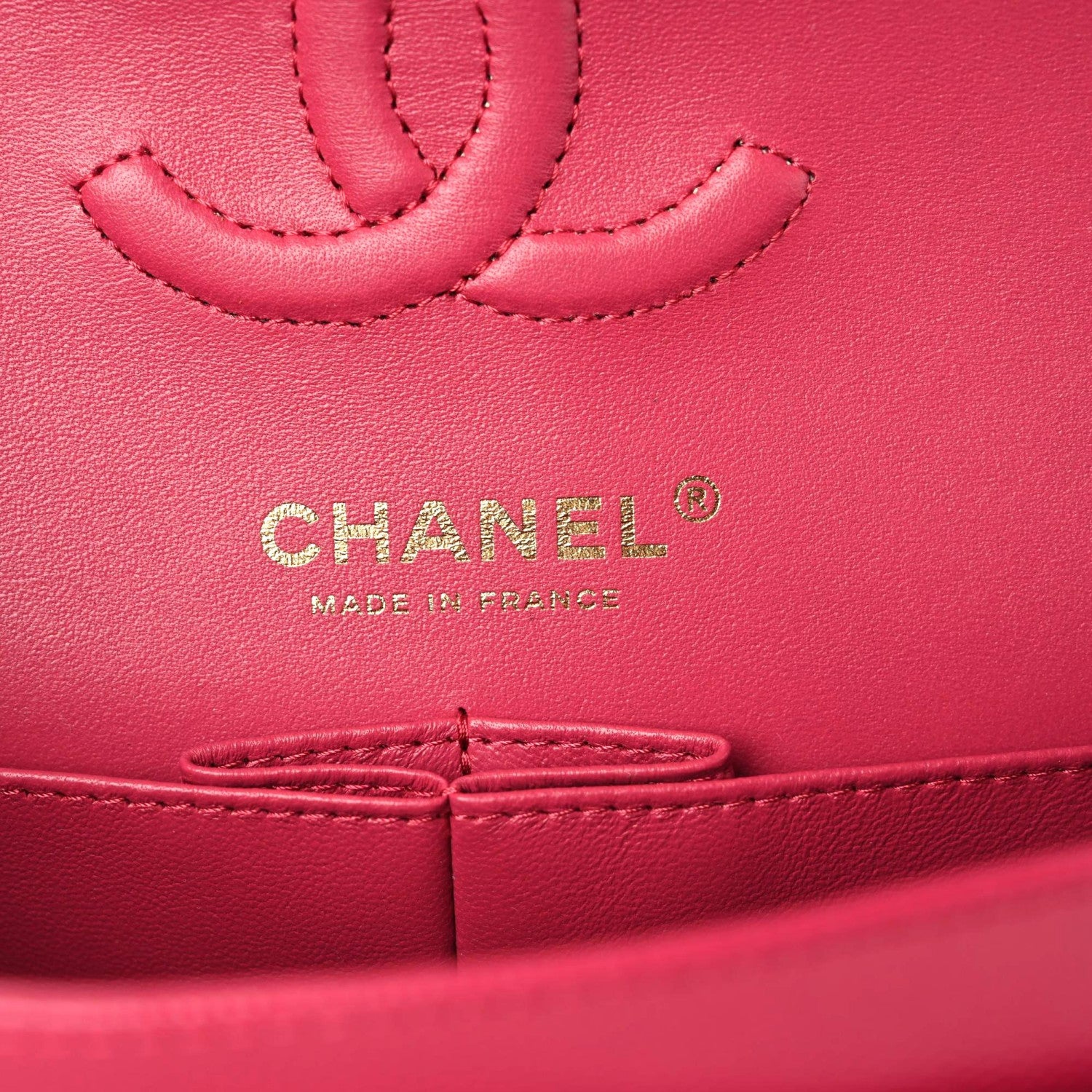 Chanel Caviar Quilted Small Double Flap Dark Pink 8 of 10