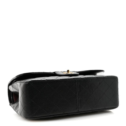 Chanel Caviar Quilted Jumbo Double Flap Black 4 of 10