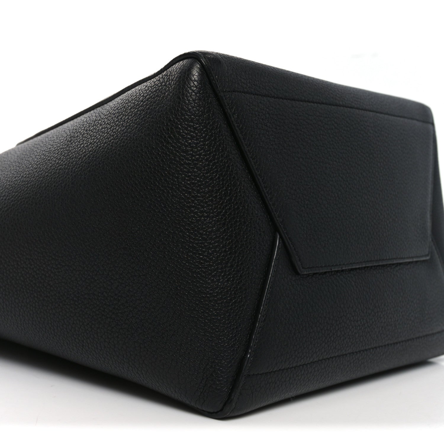 Celine Soft Grained Calfskin Sangle Bucket Bag Black 8 of 9