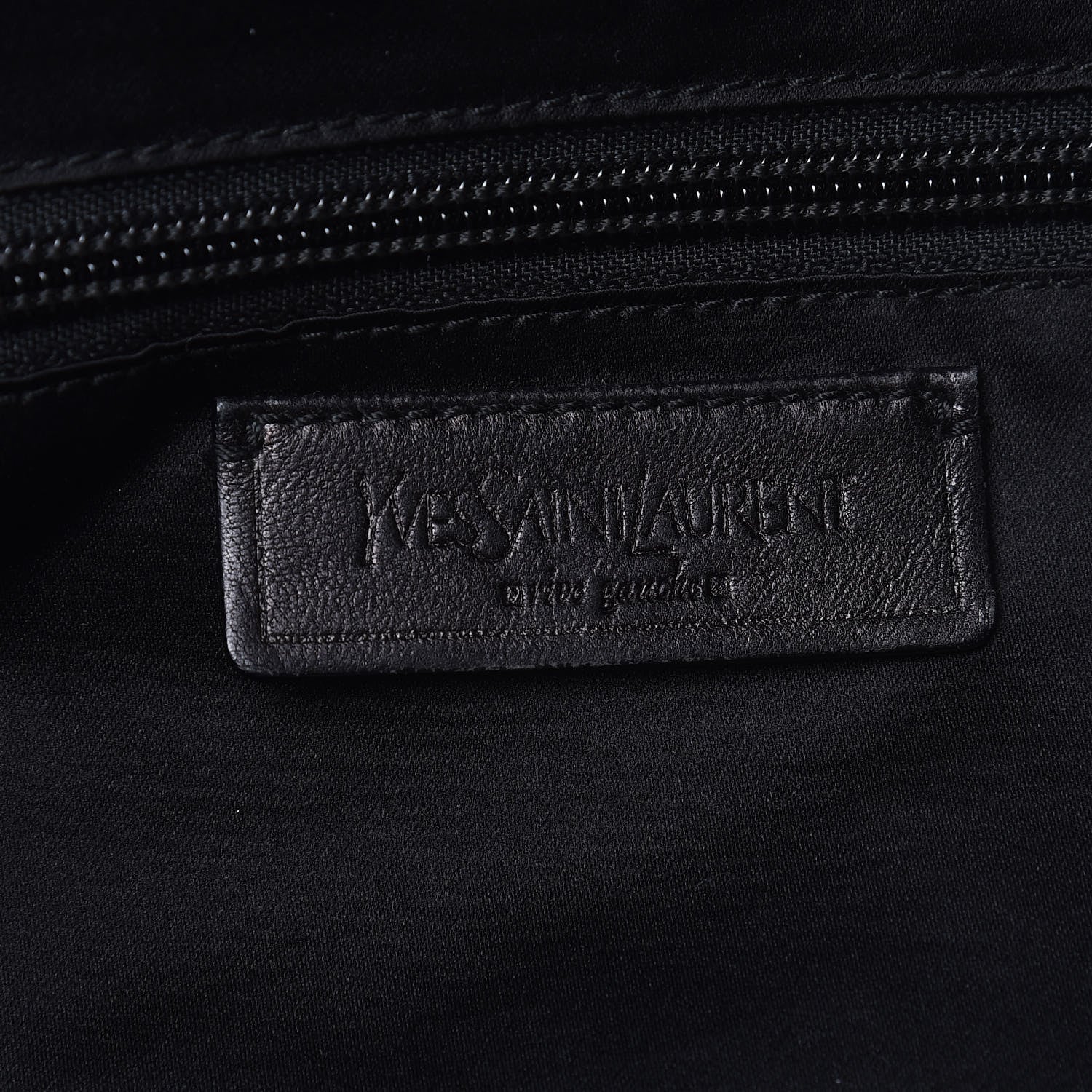 Saint Laurent Satin Tanger Tote Black 6 of 12