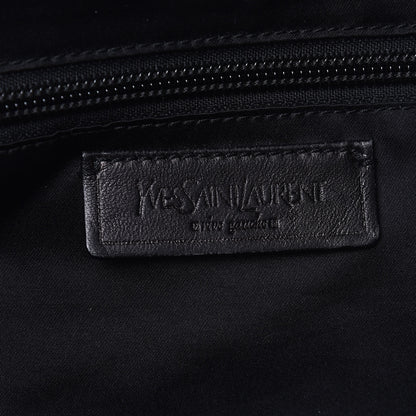 Saint Laurent Satin Tanger Tote Black 6 of 12