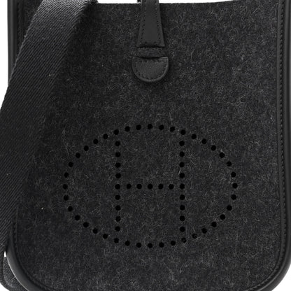 Hermes Feutre Swift Evelyne TPM Gris Moyen Black 8 of 11