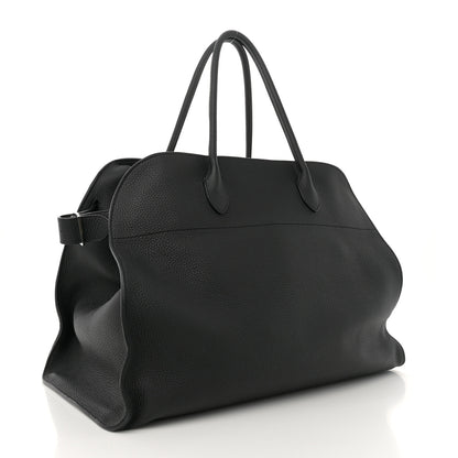 The Row Grained Calfskin Soft Margaux 17 Black 3 of 9
