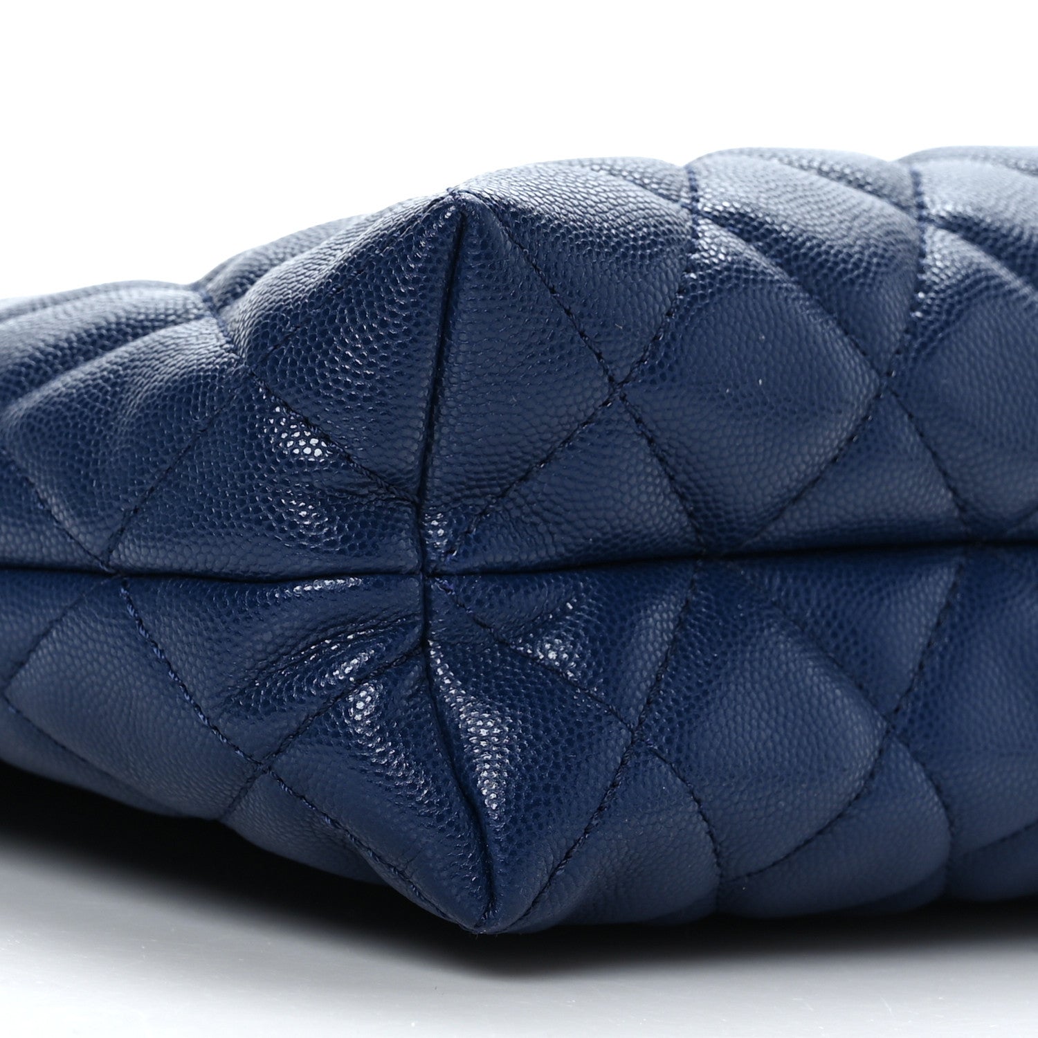 Chanel Caviar Quilted Small Urban Delight Tote Blue 8 of 9