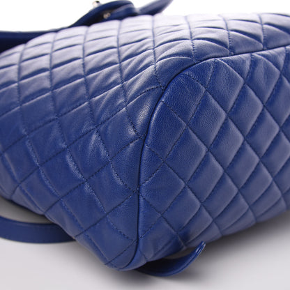 Chanel Lambskin Quilted Large Urban Spirit Backpack Blue 8 of 17